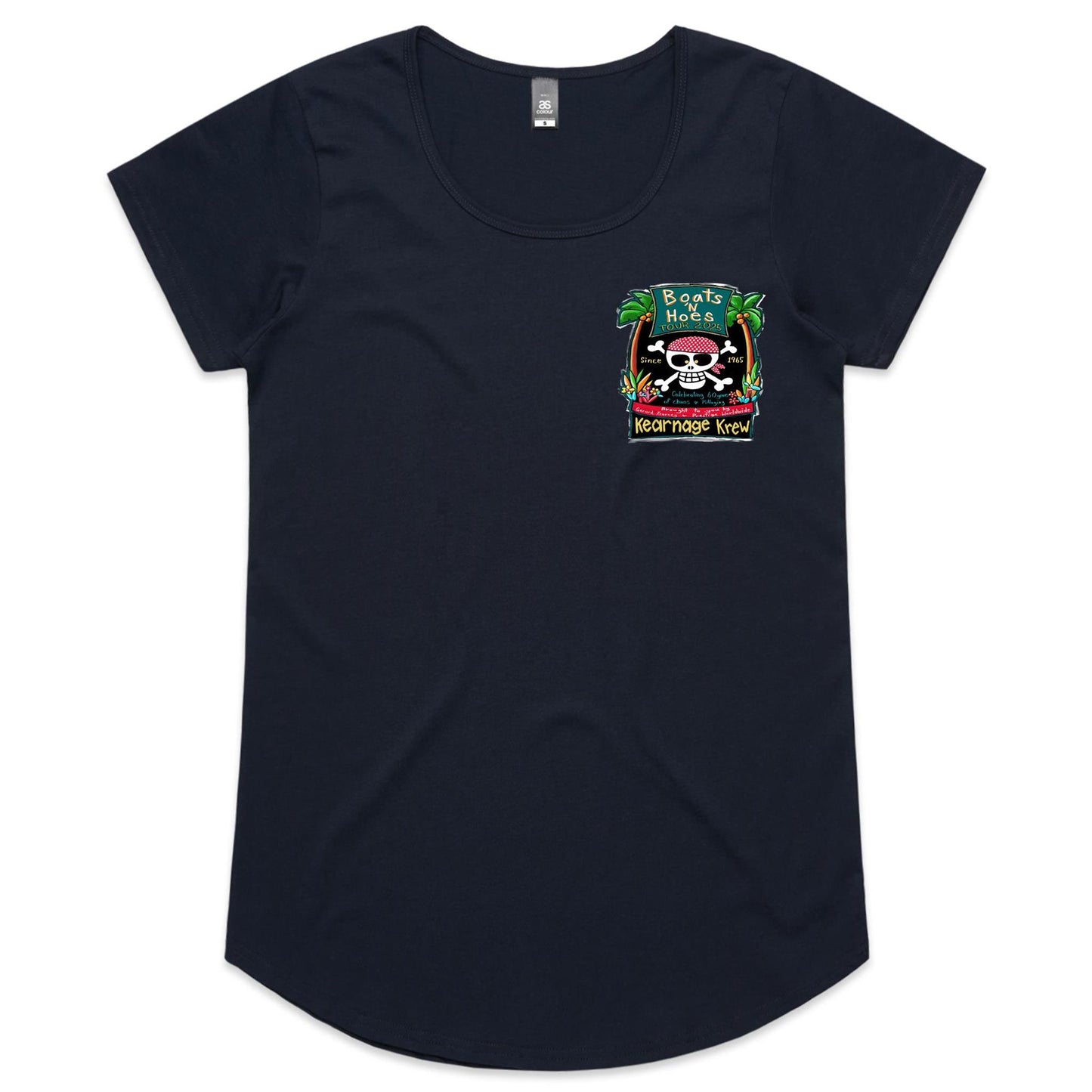 Boats N Hoes Tour 2025 Womens Scoop Neck T-Shirt
