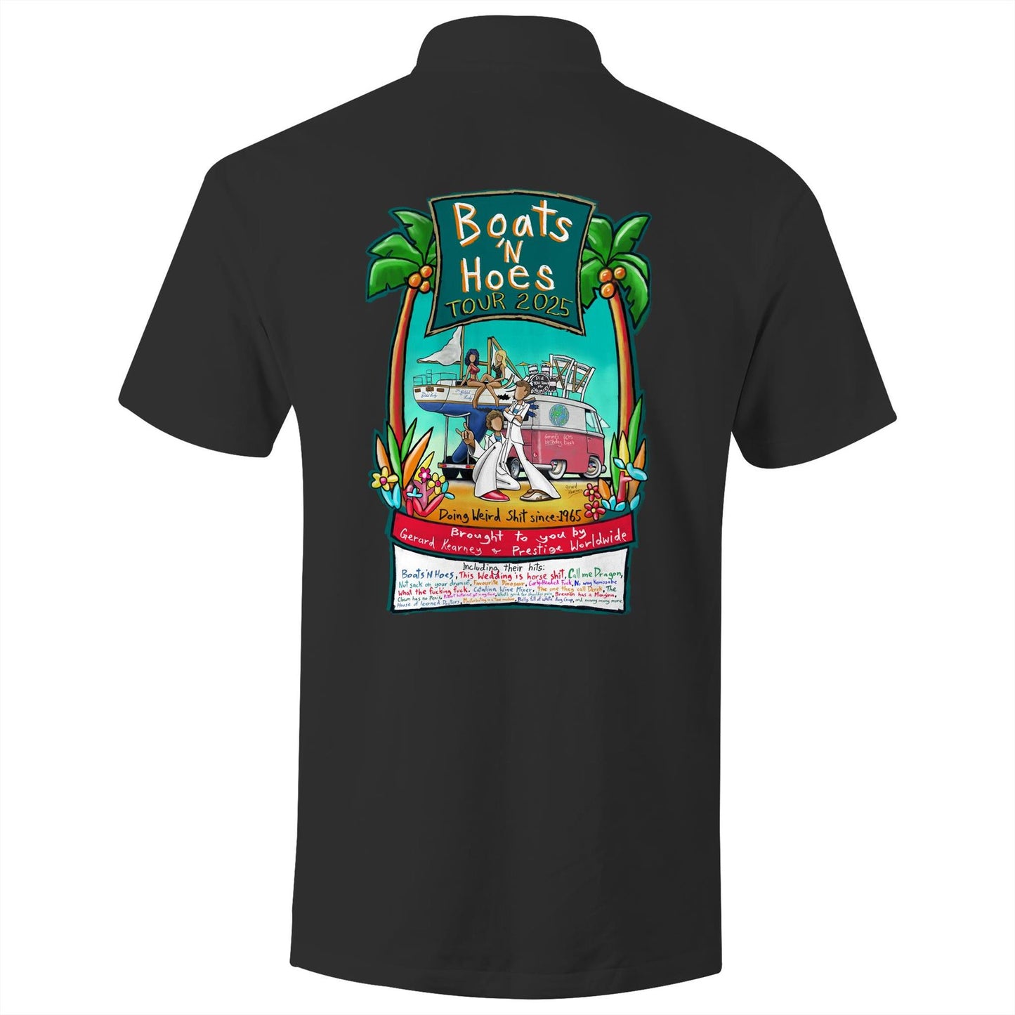 Boats N Hoes Tour 2025 Polo Shirt