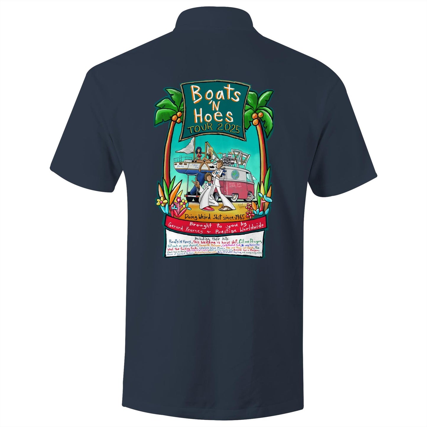 Boats N Hoes Tour 2025 Polo Shirt