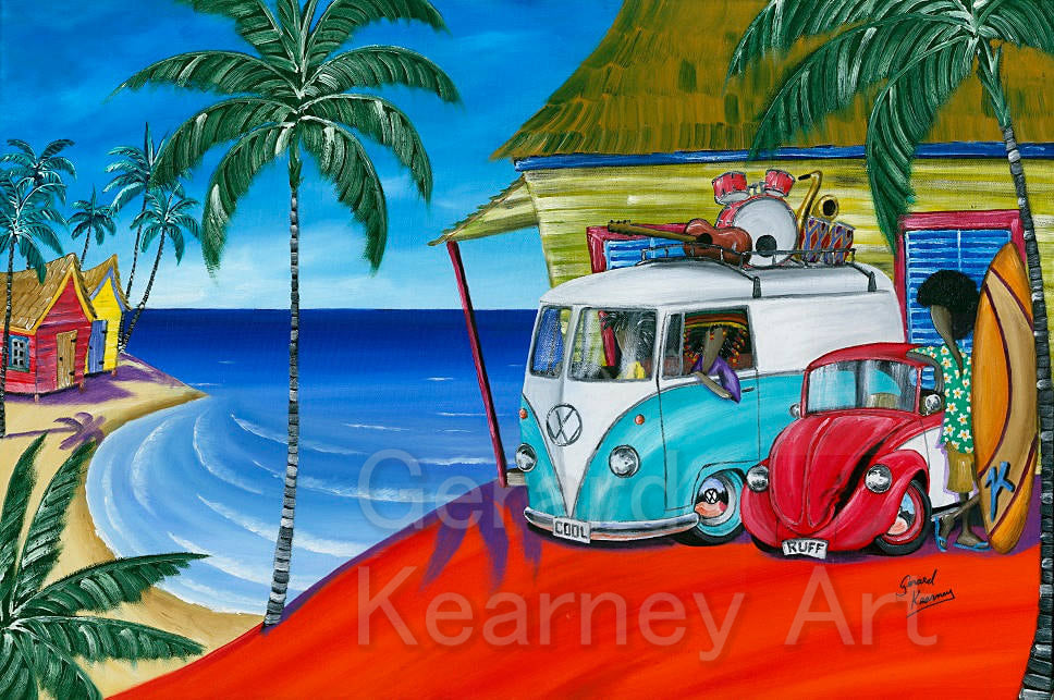 Band Practice Print - Gerard Kearney Art Australia