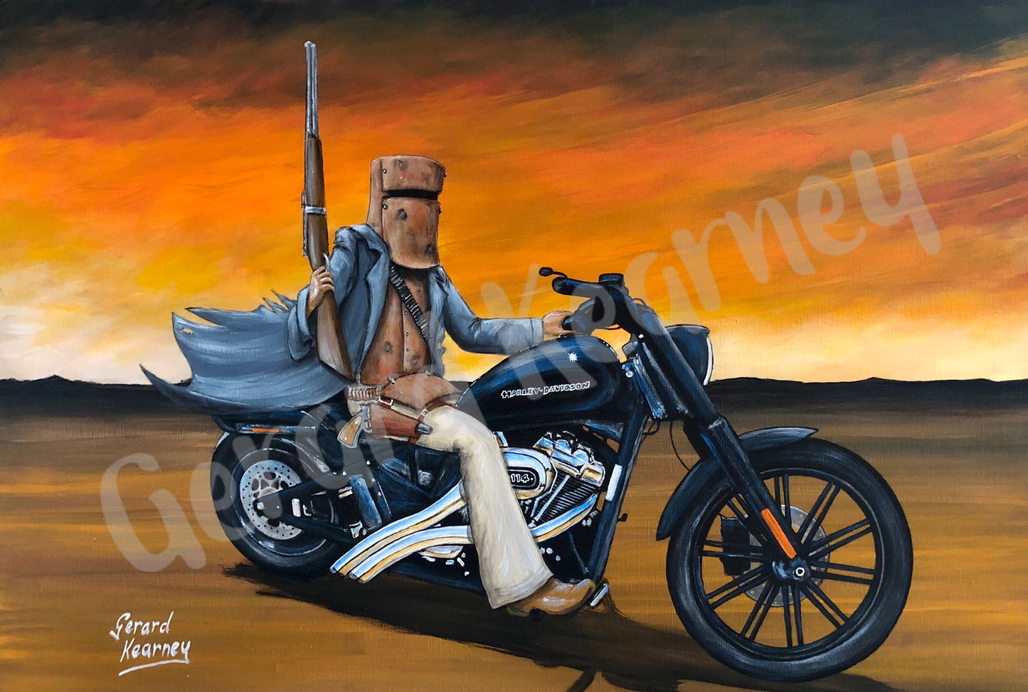 Dead or Alive Print - Gerard Kearney Art Australia