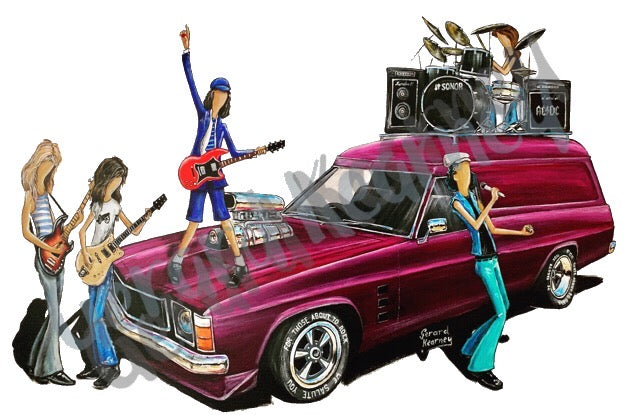 For Those About to Rock Print - Gerard Kearney Art Australia
