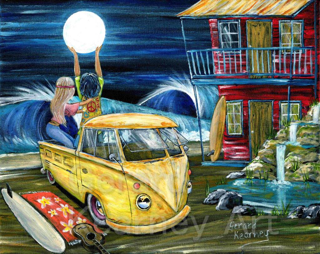 Give You The Moon Print - Gerard Kearney Art Australia