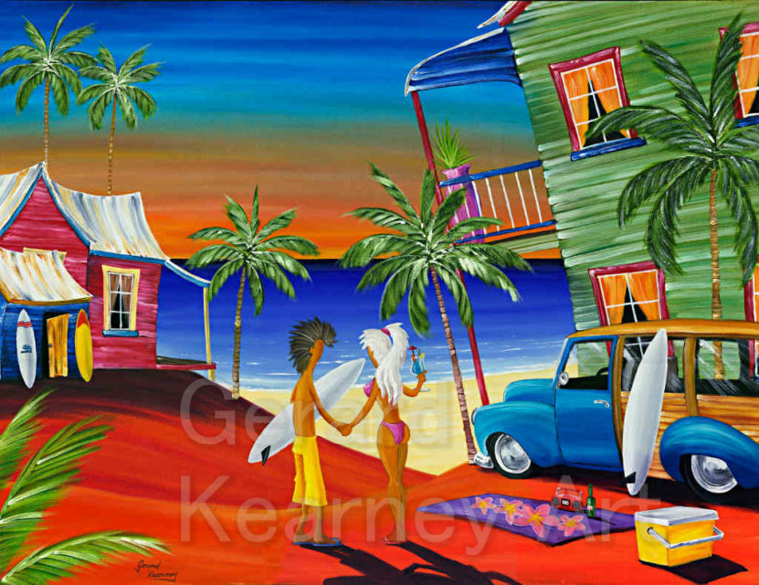 Honeymoon Print - Gerard Kearney Art Australia