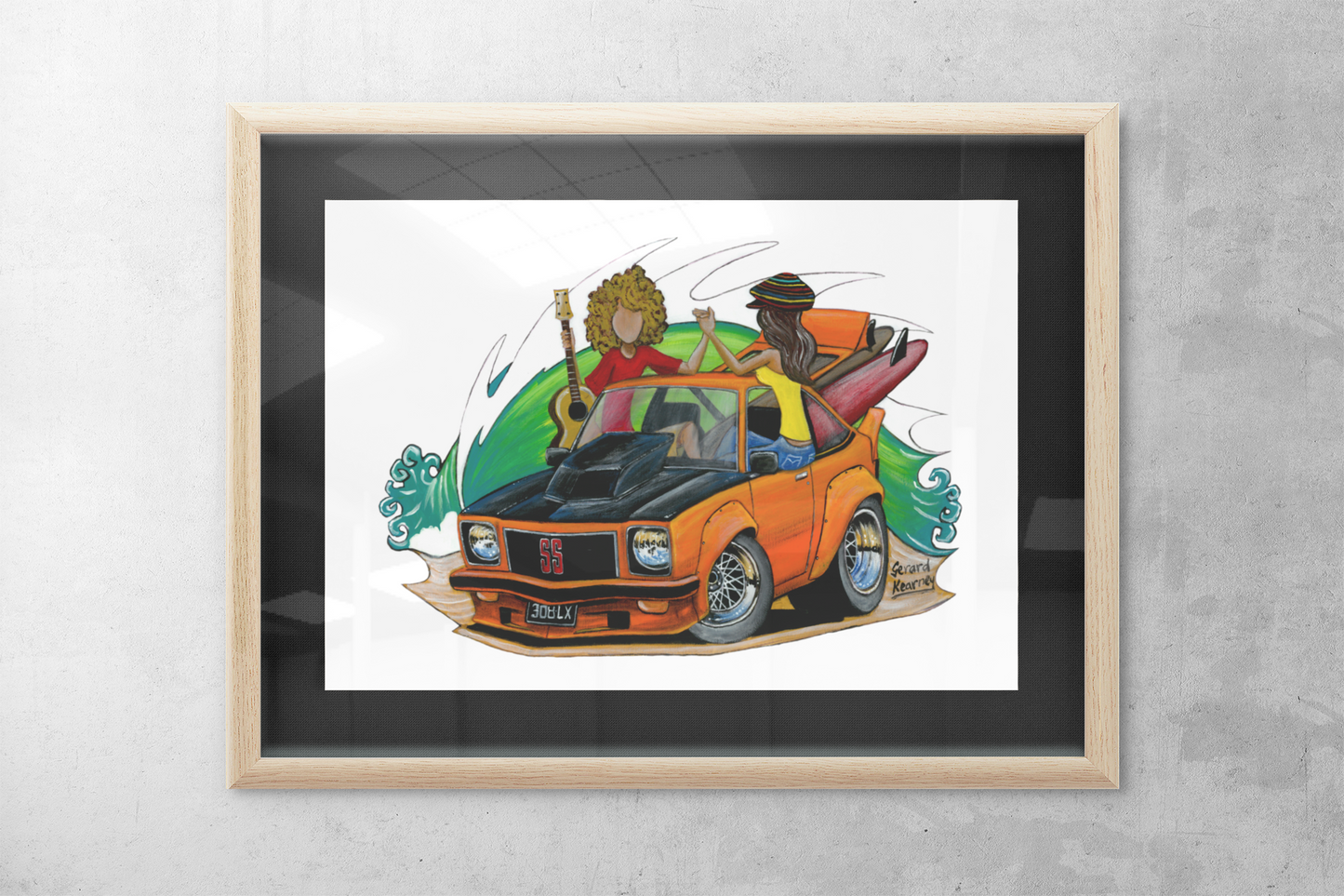 Let's Go Print featuring Nostalgic Holden Torana - Gerard Kearney Art Australia
