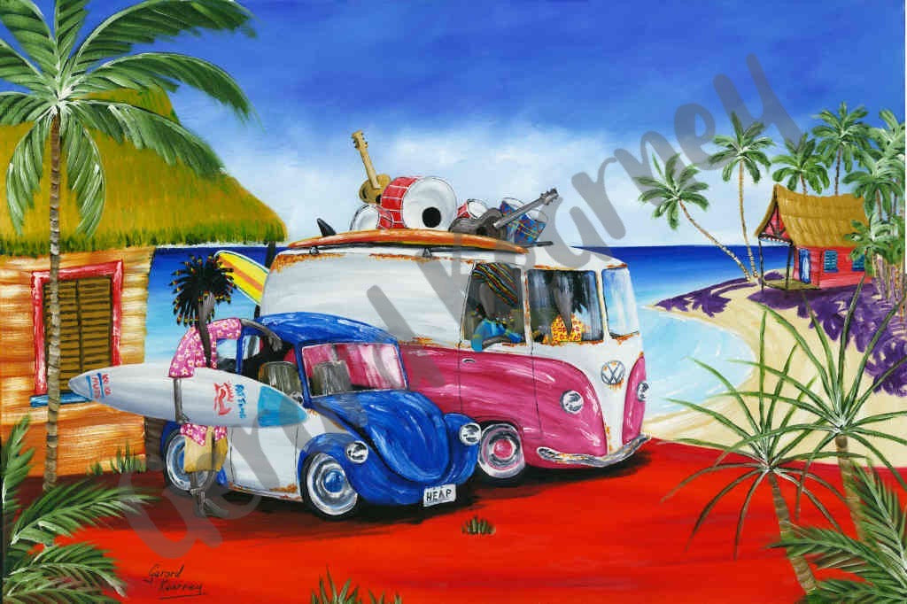 Little Reefa Band Print - Gerard Kearney Art Australia