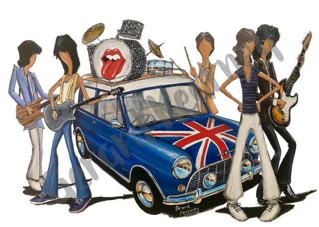 Start Me Up Print - Gerard Kearney Art Australia