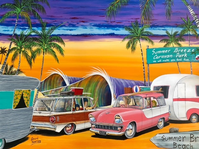 Summer Breeze Print - Gerard Kearney Art Australia