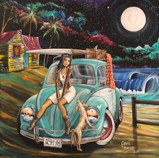 Sweet Child O' Mine Limited Print Colour - Gerard Kearney Art Australia