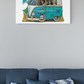 Surf Safari Print featuring Volkswagen Kombi Surf Bus - Gerard Kearney Art Australia