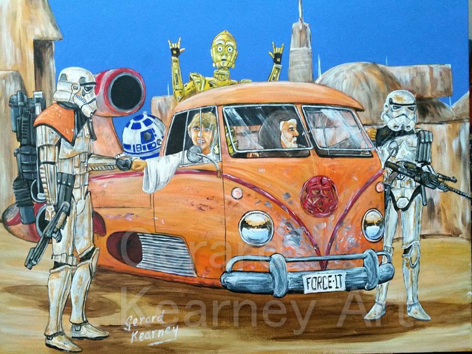 The Dudes We're Looking For Print - Gerard Kearney Art Australia